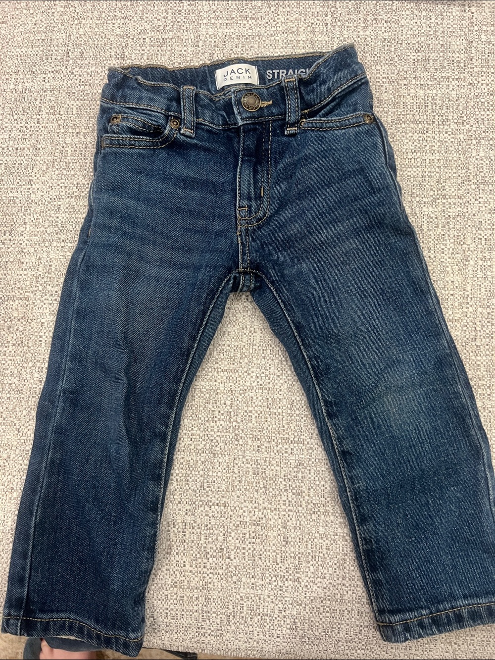 Janie and Jack Dark Blue Straight-Leg Kids Jeans